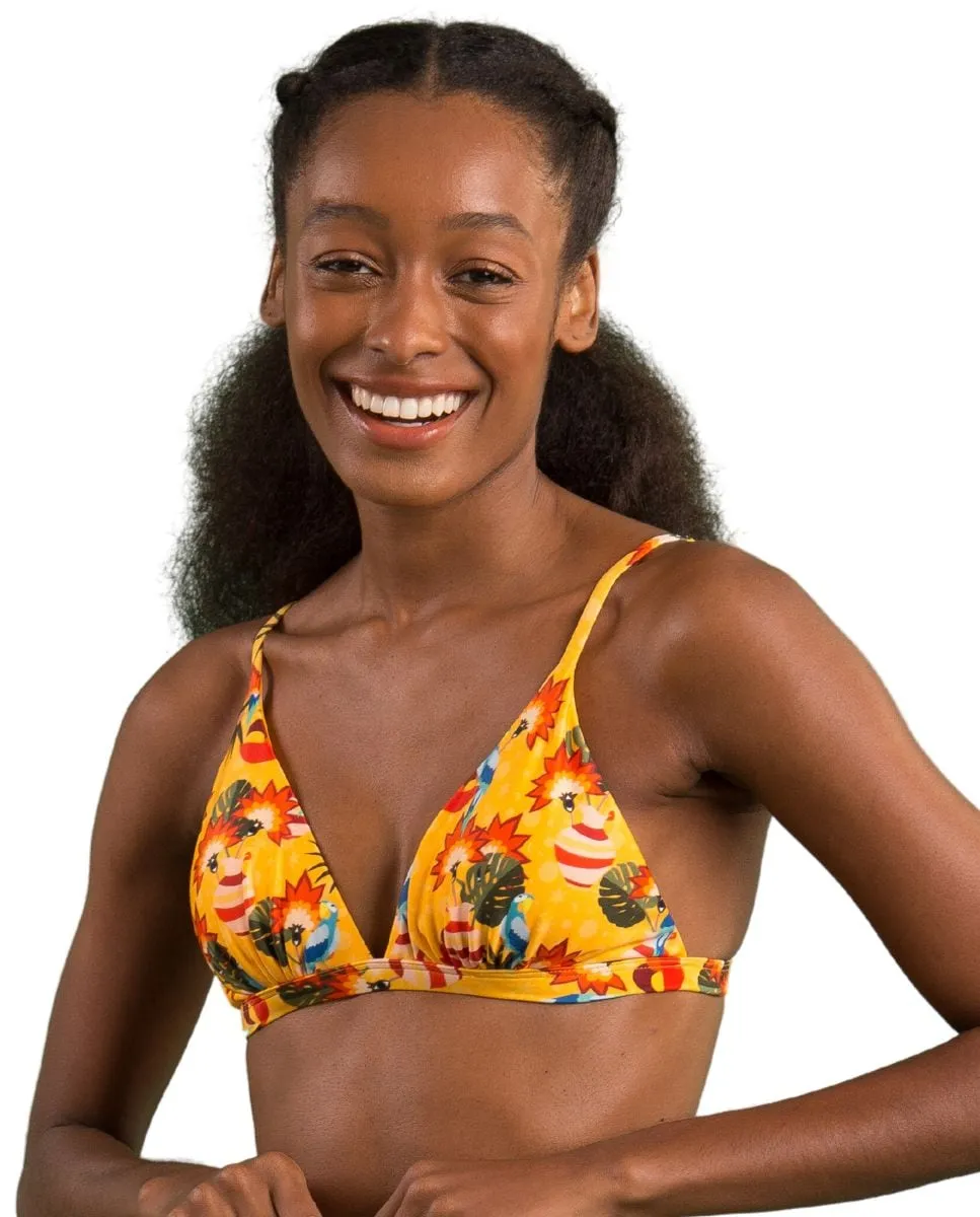 Утепленный лиф бикини с треугольными чашками и принтом Río de Sol, желтый
Утепленный лиф бикини с треугольными чашками и принтом Río de Sol, желтый