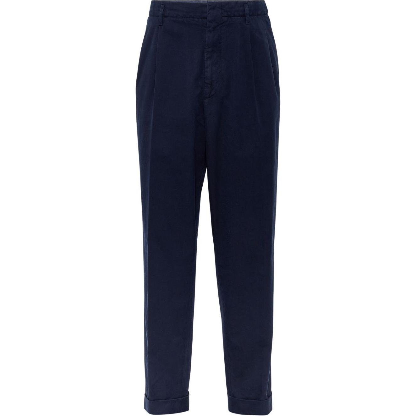 Брюки с заутюженной стрелкой и сужающимися штанинами Brunello Cucinelli, синий
Брюки с заутюженной стрелкой и сужающимися штанинами Brunello Cucinelli, синий