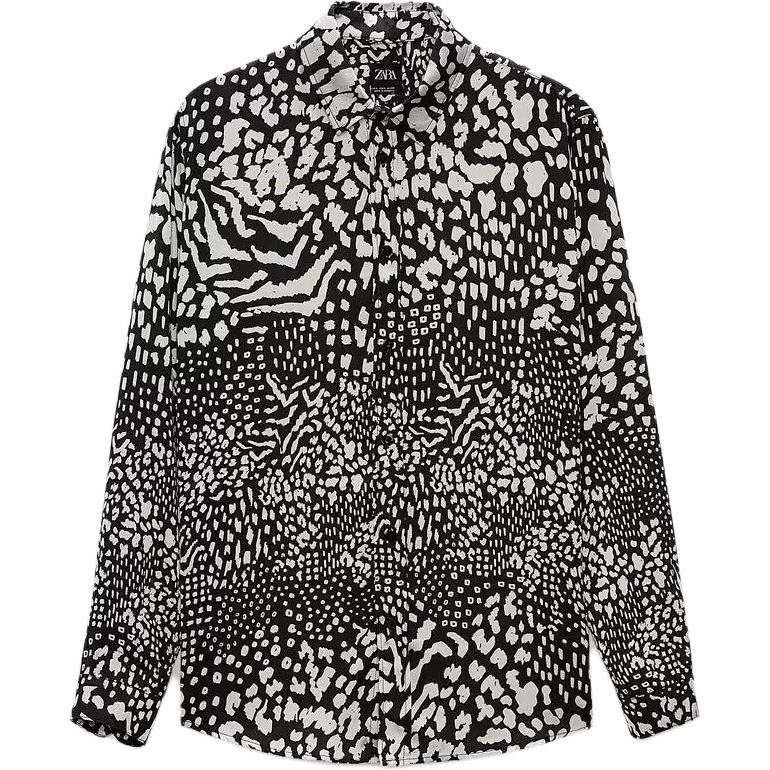 ZARA Мужская черная рубашка
ZARA Мужская черная рубашка