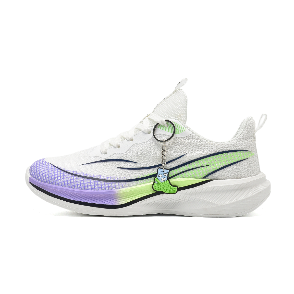 7 SEVFUN Дышащие и легкие низкие кроссовки унисекс бело-фиолетово-зеленые (Boots Charm), цвет White Purple Green (Boots Charm)
7 SEVFUN Дышащие и легкие низкие кроссовки унисекс бело-фиолетово-зеленые (Boots Charm), цвет White Purple Green (Boots Charm)