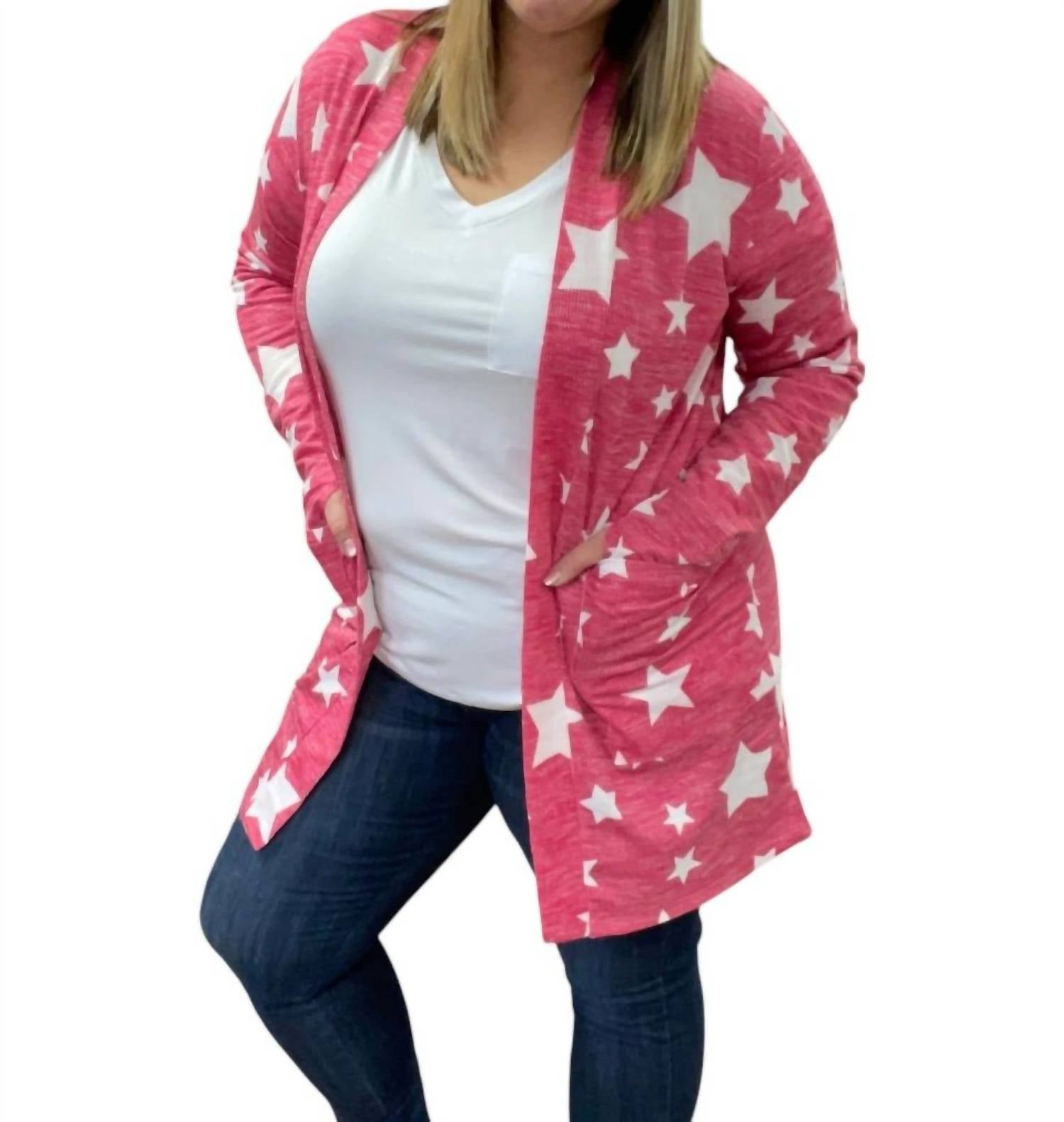 Кардиган Star Daze в розовом цвете BLAKELEY 
Кардиган Star Daze в розовом цвете BLAKELEY