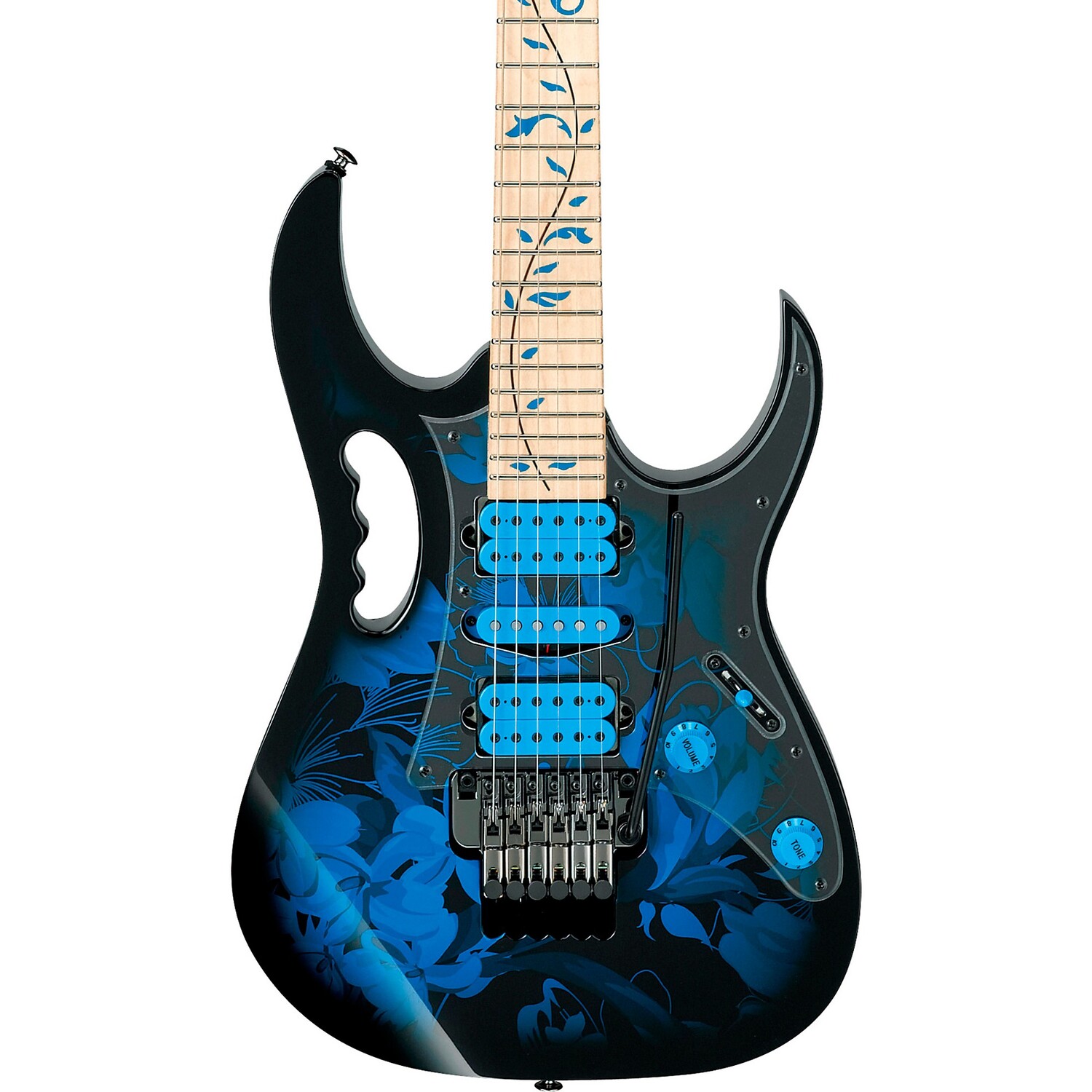 Ibanez JEM77P Steve Vai Signature Электрогитара JEM Premium Series, синий цветочный узор
Ibanez JEM77P Steve Vai Signature Электрогитара JEM Premium Series, синий цветочный узор