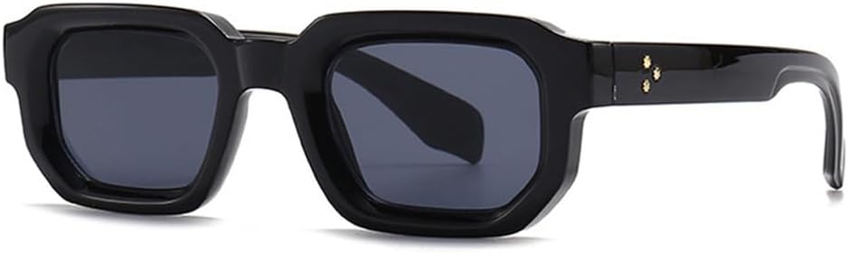 Солнцезащитные очки Gradient Rivet в стиле панк с защитой от ультрафиолета UV400 для женщин и мужчин, для занятий спортом на открытом воздухе и путешествий UYPTK, Black Gray
Солнцезащитные очки Gradient Rivet в стиле панк с защитой от ультрафиолета UV400 для женщин и мужчин, для занятий спортом на открытом воздухе и путешествий UYPTK, Black Gray