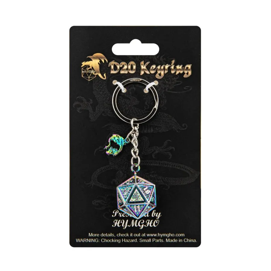 Брелок d20 с подвеской-драконом HYMGHO - Behemoth Brushed Rainbow, Dice & Accessories (HYMGHO Dice)
Брелок d20 с подвеской-драконом HYMGHO - Behemoth Brushed Rainbow, Dice & Accessories (HYMGHO Dice)