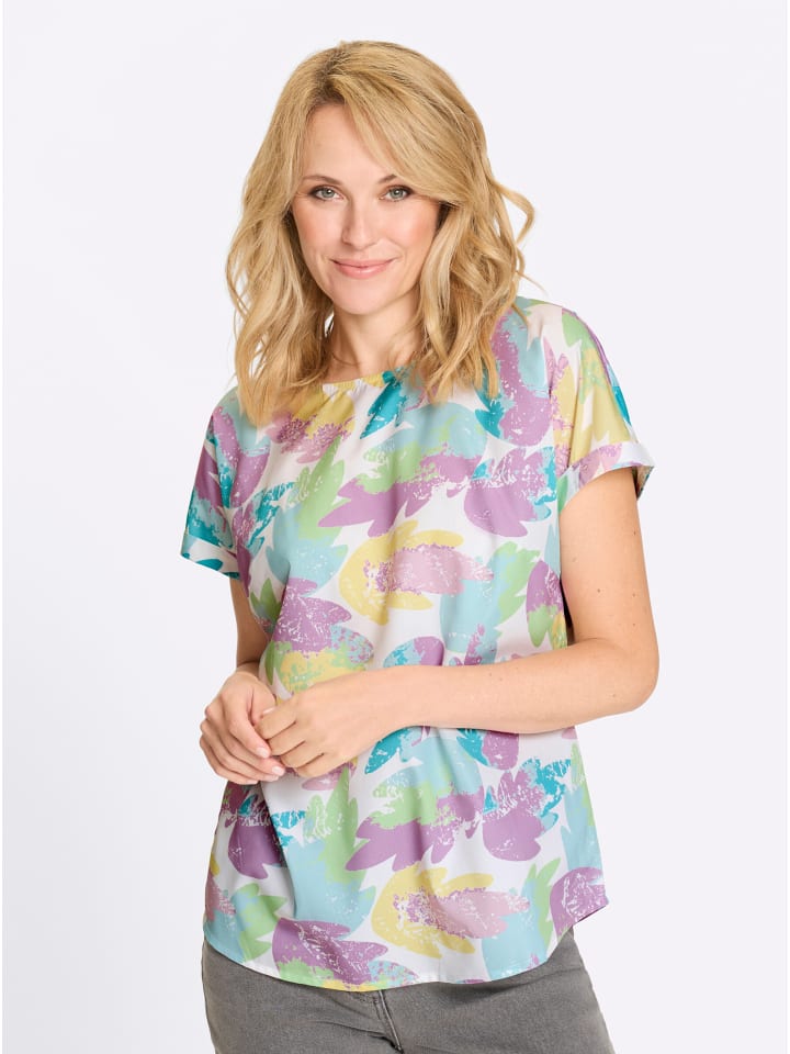 Блузка без застежки с принтом экрю и орхидеи Sieh an!
Блузка без застежки с принтом экрю и орхидеи Sieh an!