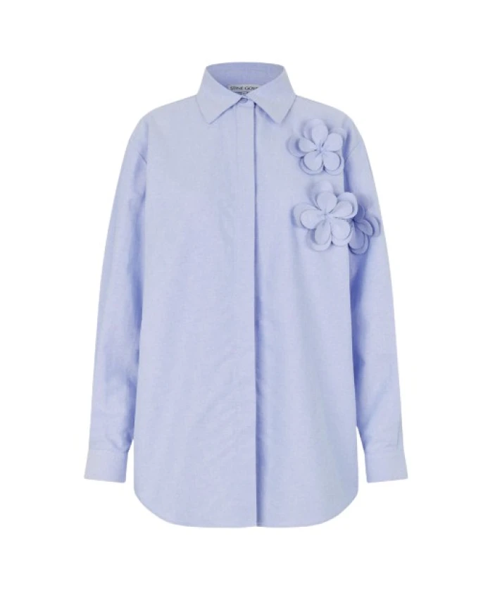 Рубашка с цветочным принтом Stine Goya, синий
Рубашка с цветочным принтом Stine Goya, синий