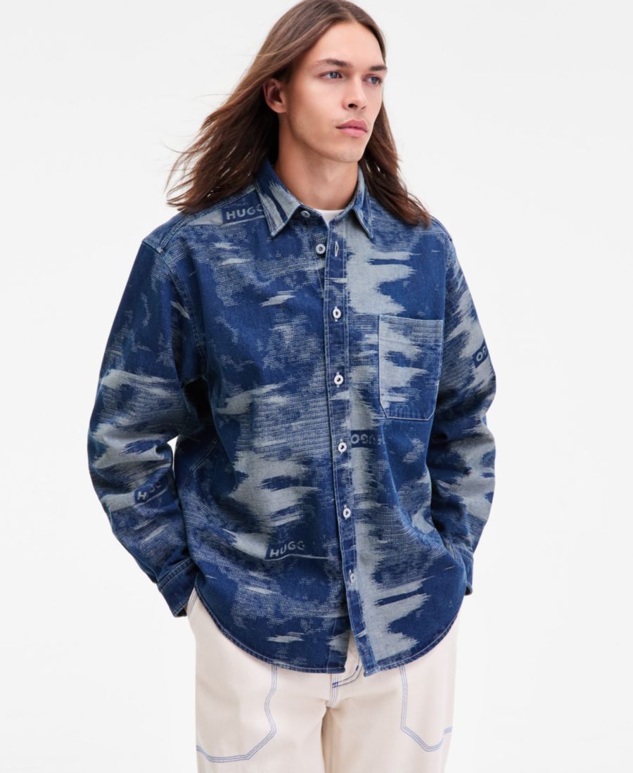 Мужская джинсовая куртка HUGO Ebalto с жаккардовым узором Hugo Boss, Medium Blue
Мужская джинсовая куртка HUGO Ebalto с жаккардовым узором Hugo Boss, Medium Blue