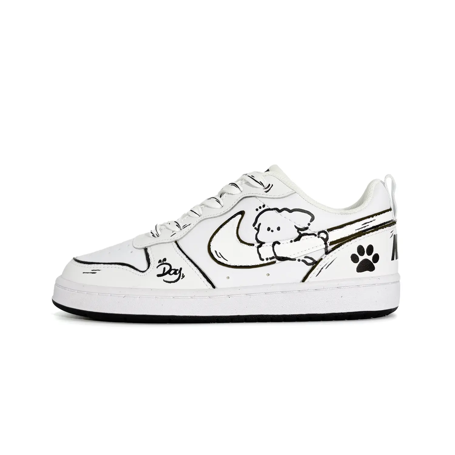Nike Court Borough Line Dog Abrasion Resistant Kids' Skateboarding Shoes White Teenagers
Nike Court Borough Line Dog Abrasion Resistant Kids' Skateboarding Shoes White Teenagers