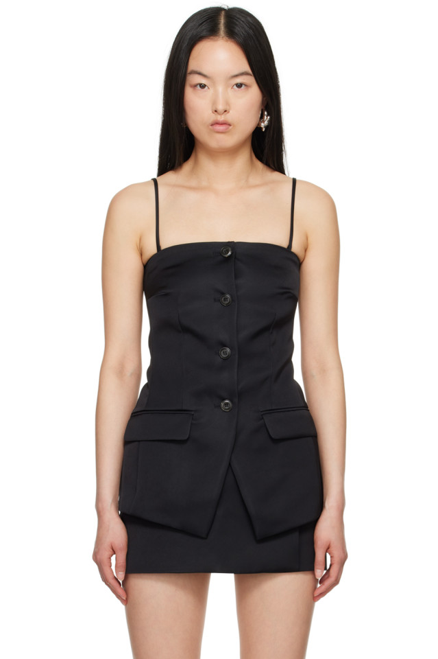 Жилет Alessa Nanushka, черный
Жилет Alessa Nanushka, черный