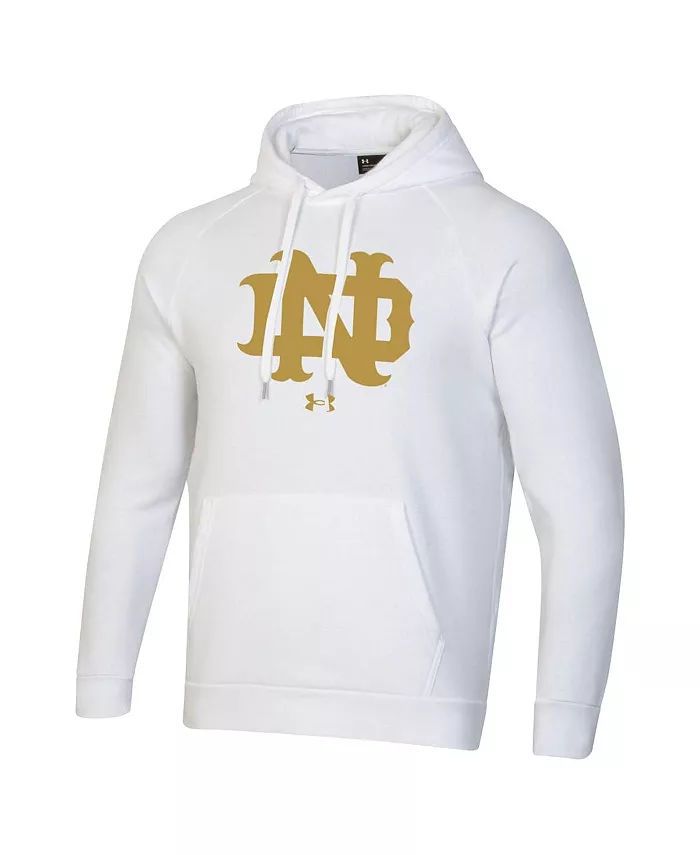 Мужская белая толстовка с капюшоном Notre Dame Fighting Irish Throwback Interlocking ND Gold Rush Rival реглан Under Armour
Мужская белая толстовка с капюшоном Notre Dame Fighting Irish Throwback Interlocking ND Gold Rush Rival реглан Under Armour