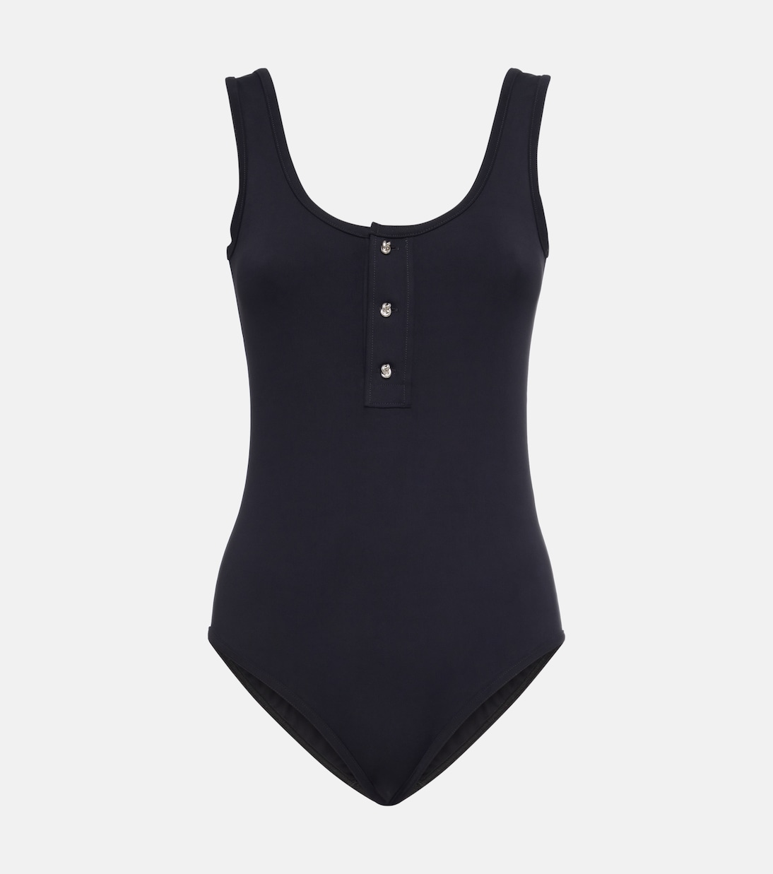 Купальник с застежкой Bottega Veneta, черный 
Купальник с застежкой Bottega Veneta, черный