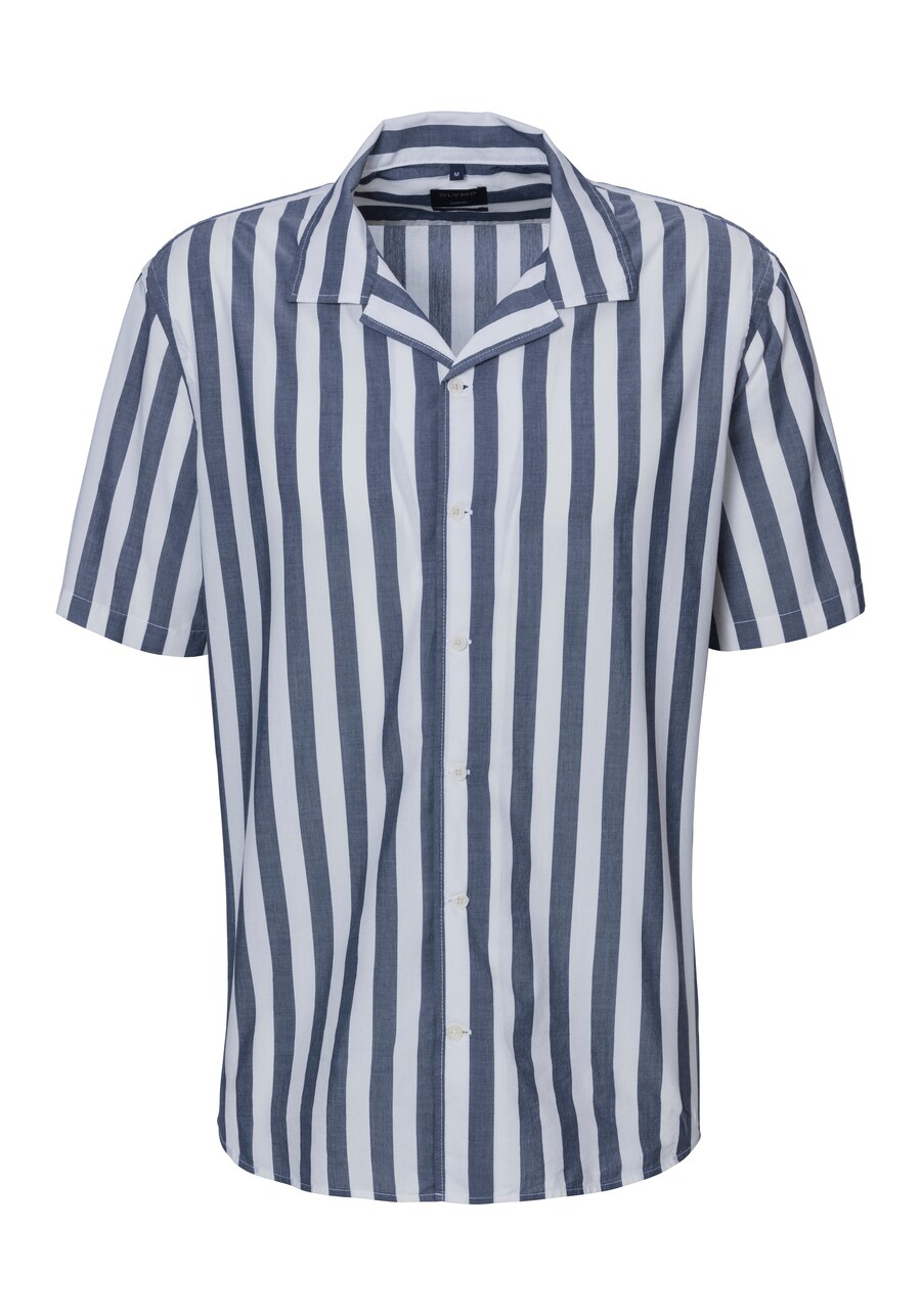 Удобная рубашка на пуговицах OLYMP, морской синий 
Удобная рубашка на пуговицах OLYMP, морской синий