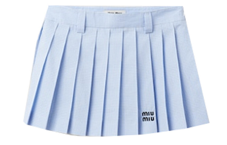 Юбка повседневная женская светло-голубая Miu Miu
Юбка повседневная женская светло-голубая Miu Miu