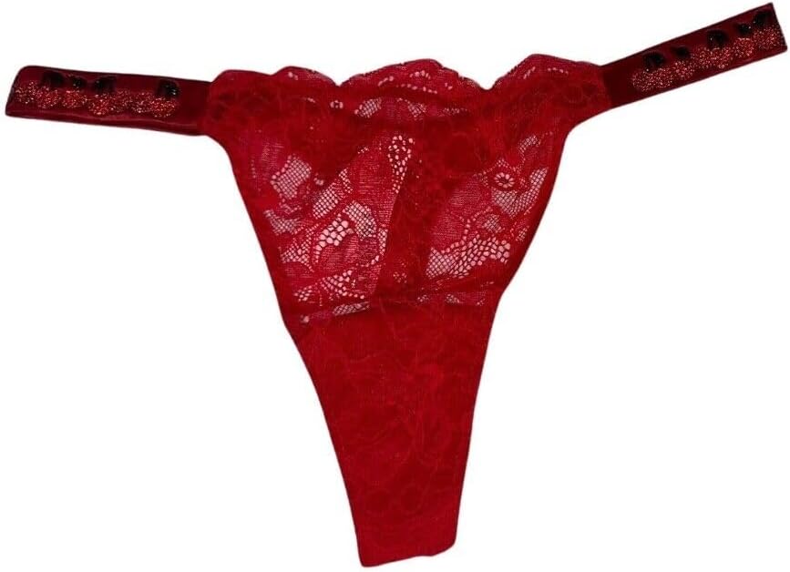 Victoria's Secret трусики-стринги с блестками и кружевными блестящими лямками, цвет Red, новые, Cherry Red
Victoria's Secret трусики-стринги с блестками и кружевными блестящими лямками, цвет Red, новые, Cherry Red