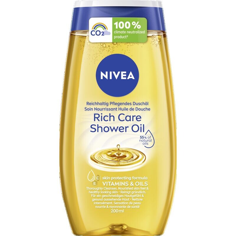 Масло для душа Rich Care NIVEA, 200 ml
Масло для душа Rich Care NIVEA, 200 ml