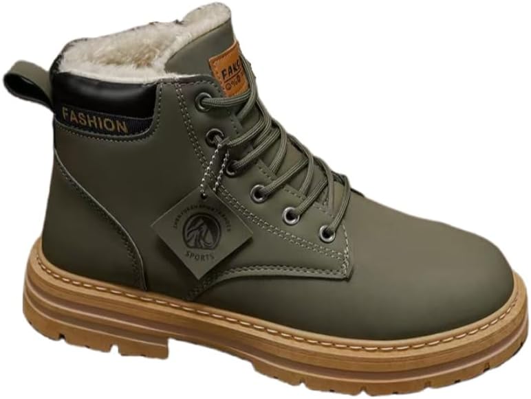 Мужские большие высокие ботинки на толстой подошве, сверхтеплые короткие ботинки с шнуровкой - альпинистские ботинки Fmshi, зеленый
Мужские большие высокие ботинки на толстой подошве, сверхтеплые короткие ботинки с шнуровкой - альпинистские ботинки Fmshi, зеленый