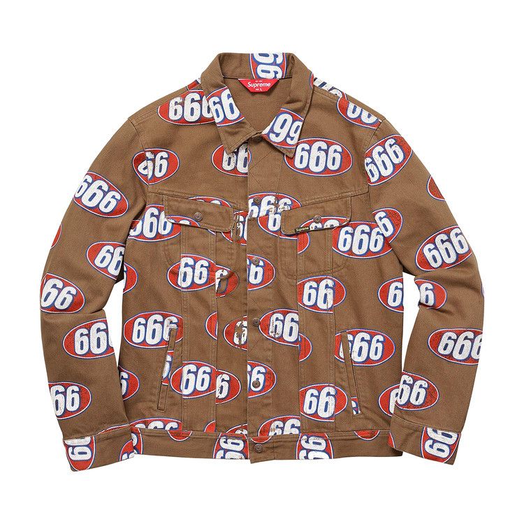 Куртка Supreme 666 Denim Trucker Jacket, Brown
Куртка Supreme 666 Denim Trucker Jacket, Brown