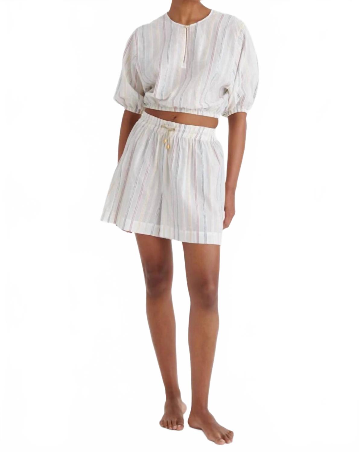 Шорты Neda в полоску из люрекса Rayure Eres, rayure lurex
Шорты Neda в полоску из люрекса Rayure Eres, rayure lurex