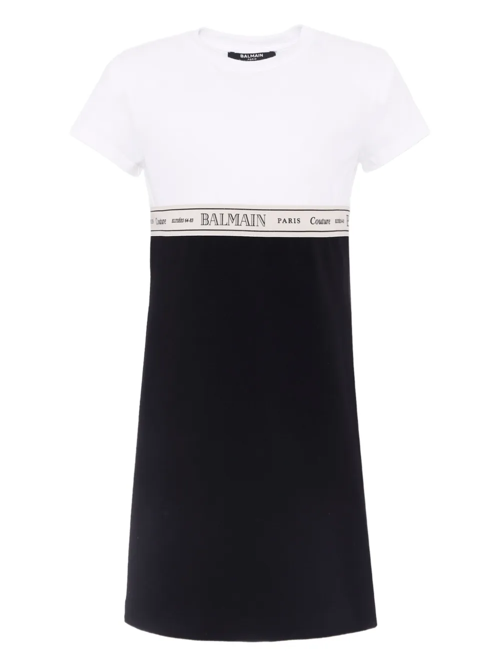 Платье с цветными блоками и логотипом на ленте Balmain Kids, черный
Платье с цветными блоками и логотипом на ленте Balmain Kids, черный