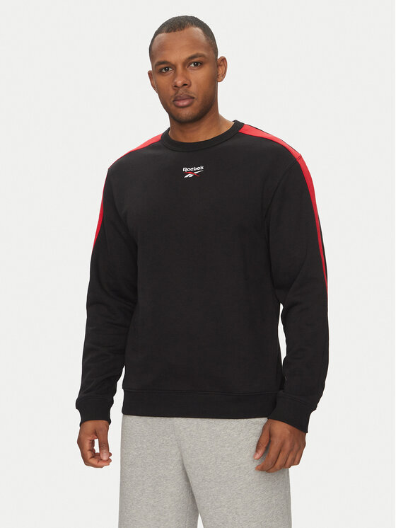 Толстовка обычного кроя 100215502 Reebok, черный 
Толстовка обычного кроя 100215502 Reebok, черный