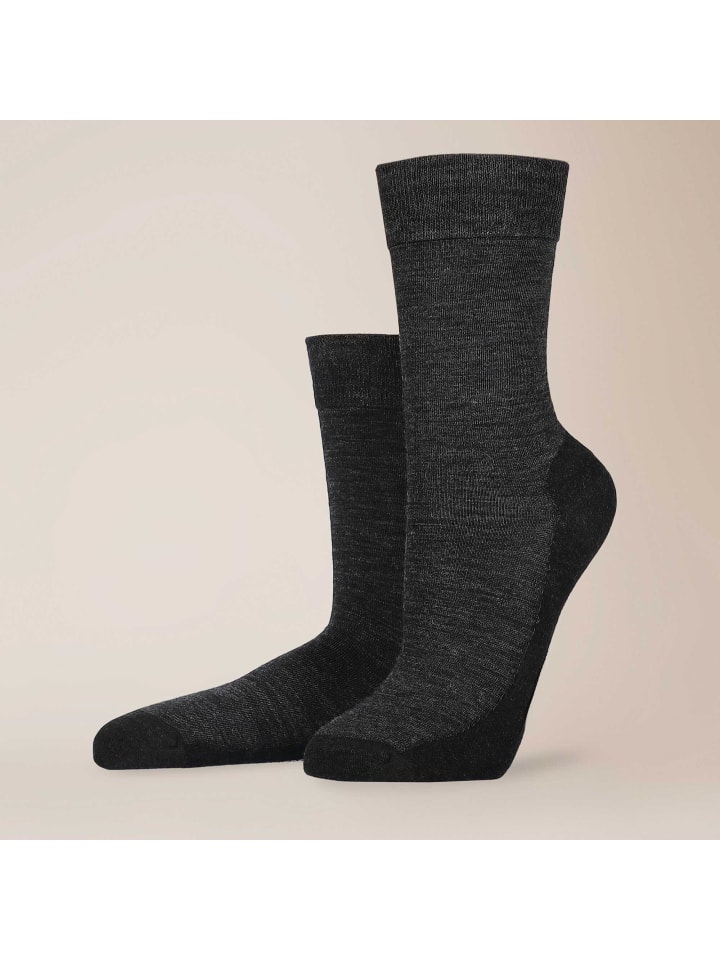 Kunert Разминочные носки антрацитового цвета
Kunert Разминочные носки антрацитового цвета