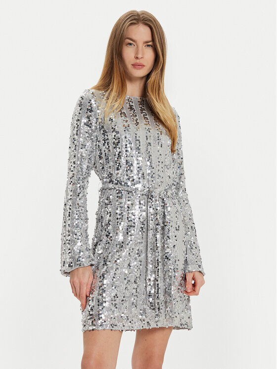 Коктейльное платье стандартного кроя Vero Moda, серебряный
Коктейльное платье стандартного кроя Vero Moda, серебряный