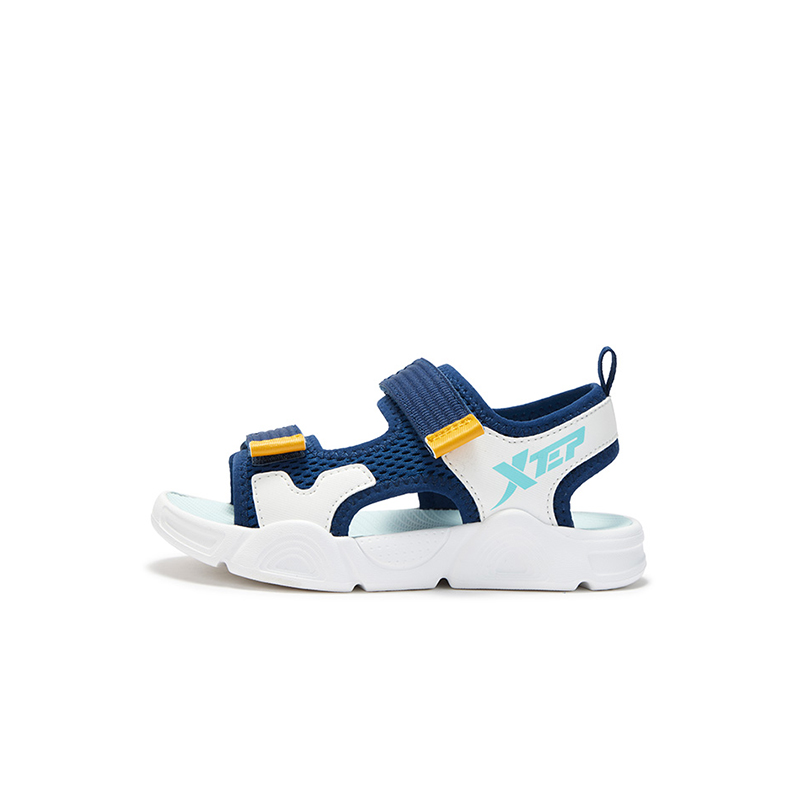 Детские сандалии с низким верхом, нескользящие и дышащие XTEP, синий/белый
Детские сандалии с низким верхом, нескользящие и дышащие XTEP, синий/белый