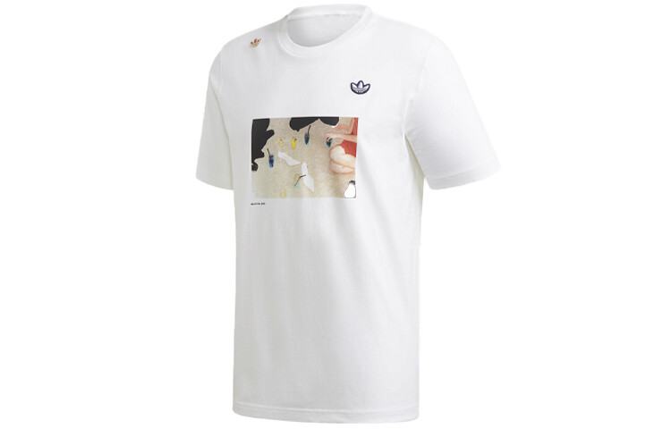 Футболка мужская белая Adidas Originals, белый 
Футболка мужская белая Adidas Originals, белый