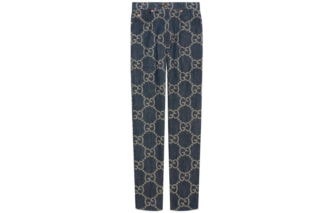Джинсы женские Gucci Jumbo Gg, синий
Джинсы женские Gucci Jumbo Gg, синий