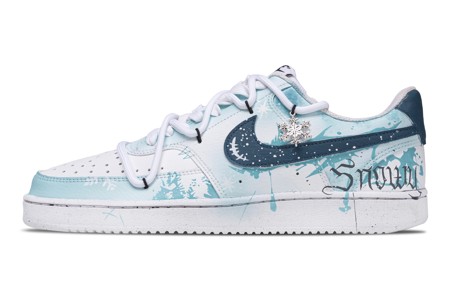 Nike Мужские низкие скейтбордные кроссовки Court Vision 1 First Snow, износостойкие и легкие, синего цвета
Nike Мужские низкие скейтбордные кроссовки Court Vision 1 First Snow, износостойкие и легкие, синего цвета