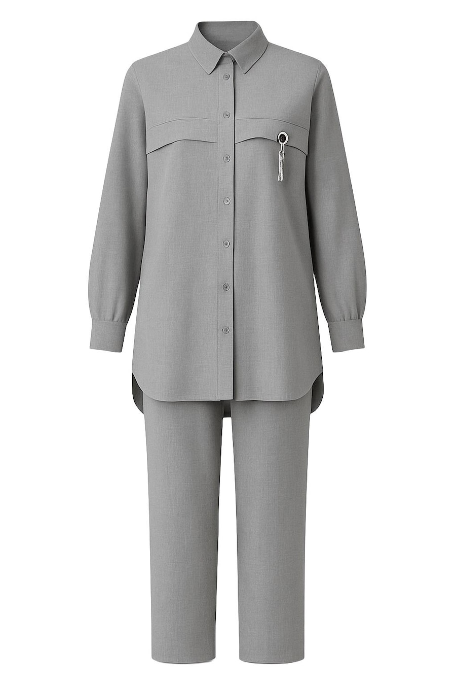 Брючный костюм MODAMIHRAM, серый
Брючный костюм MODAMIHRAM, серый