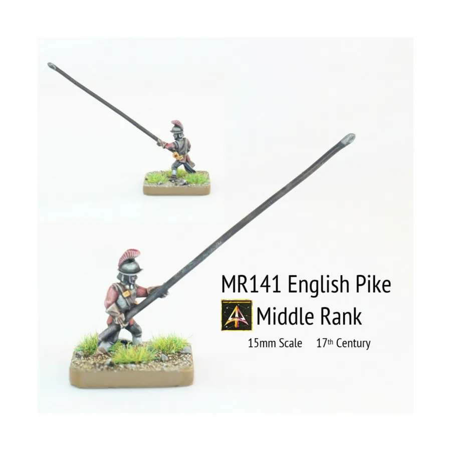 Английская щука среднего ранга, Altuos Historical Miniatures - The 17th Century (15mm)
Английская щука среднего ранга, Altuos Historical Miniatures - The 17th Century (15mm)