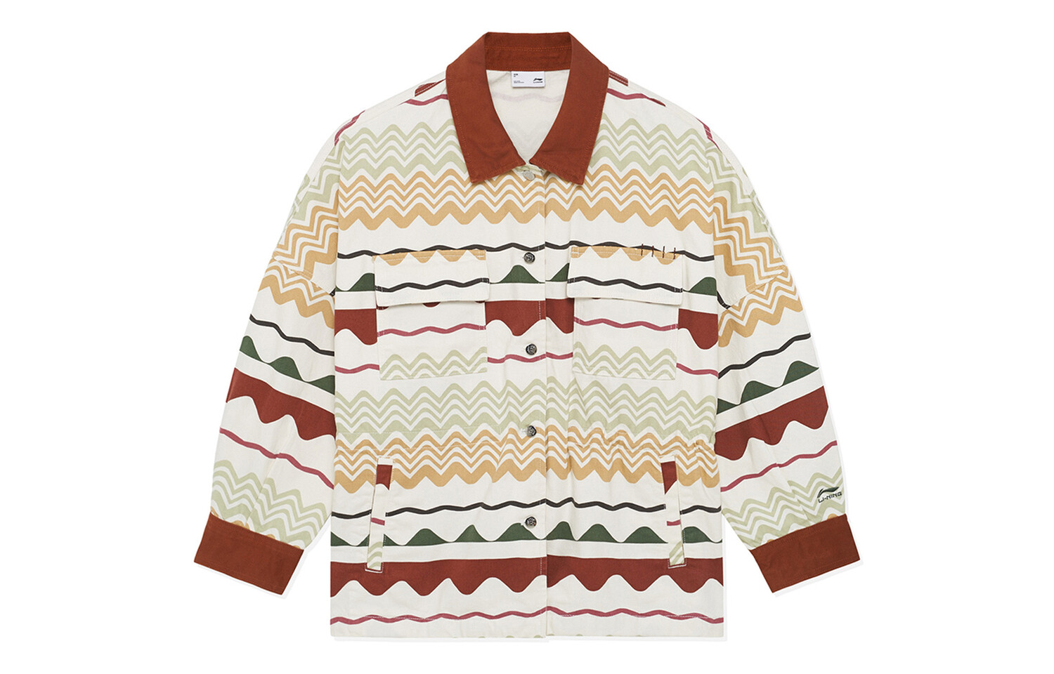 Рубашка из коллекции Sports Life, женская, цвета коричневого соуса и ягодно-красного, с множеством принтов Lining
Рубашка из коллекции Sports Life, женская, цвета коричневого соуса и ягодно-красного, с множеством принтов Lining