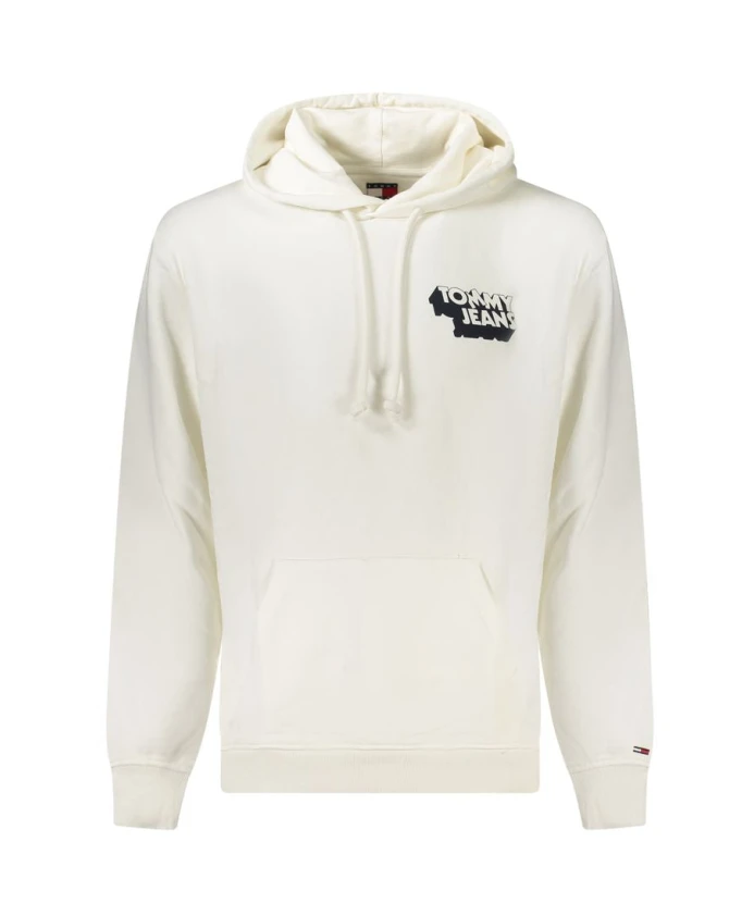 Белая хлопковая мужская толстовка с капюшоном Tommy Hilfiger, белый
Белая хлопковая мужская толстовка с капюшоном Tommy Hilfiger, белый