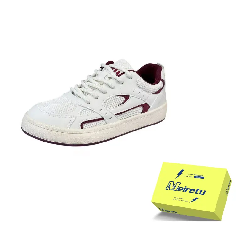 Meiretu Антискользящие износостойкие низкие скейтерские кеды унисекс бежево-красные, цвет Beige Red
Meiretu Антискользящие износостойкие низкие скейтерские кеды унисекс бежево-красные, цвет Beige Red