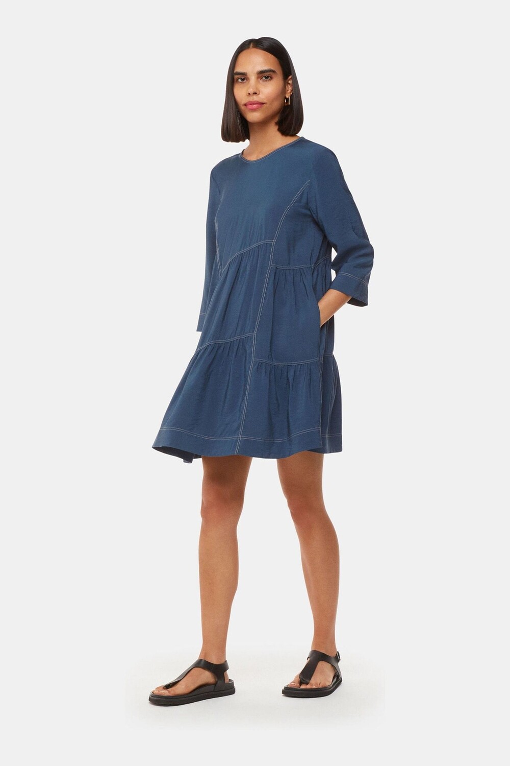 Платье трапеция с швом Фиби Whistles, синий
Платье трапеция с швом Фиби Whistles, синий