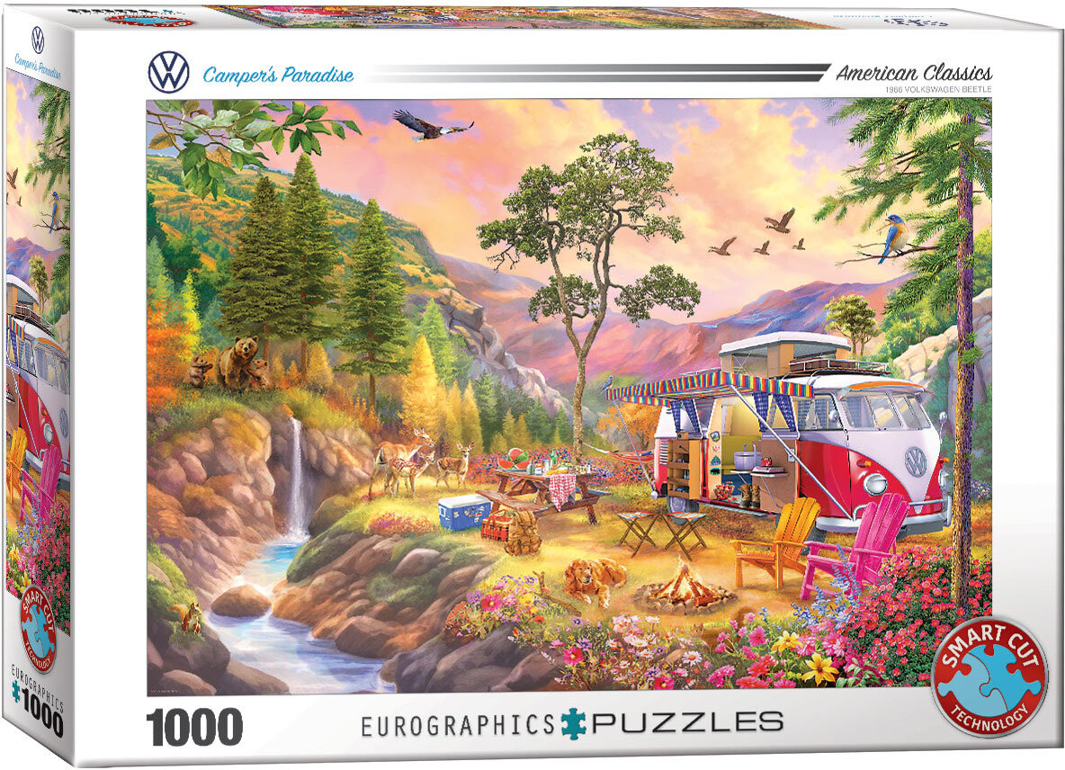 Пазл 1000 Vw Bus Camper S Paradise от 6000-5866 EuroGraphics
Пазл 1000 Vw Bus Camper S Paradise от 6000-5866 EuroGraphics