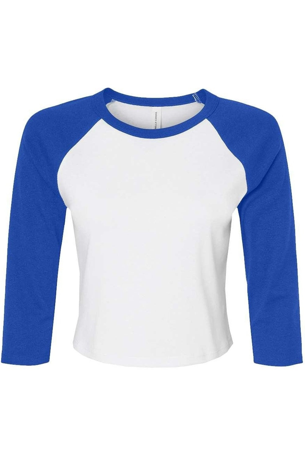 Футболка женская BELLA + CANVAS с микро-рубчиком и рукавом реглан 3/4 для малышей, цвет white/ true royal
Футболка женская BELLA + CANVAS с микро-рубчиком и рукавом реглан 3/4 для малышей, цвет white/ true royal