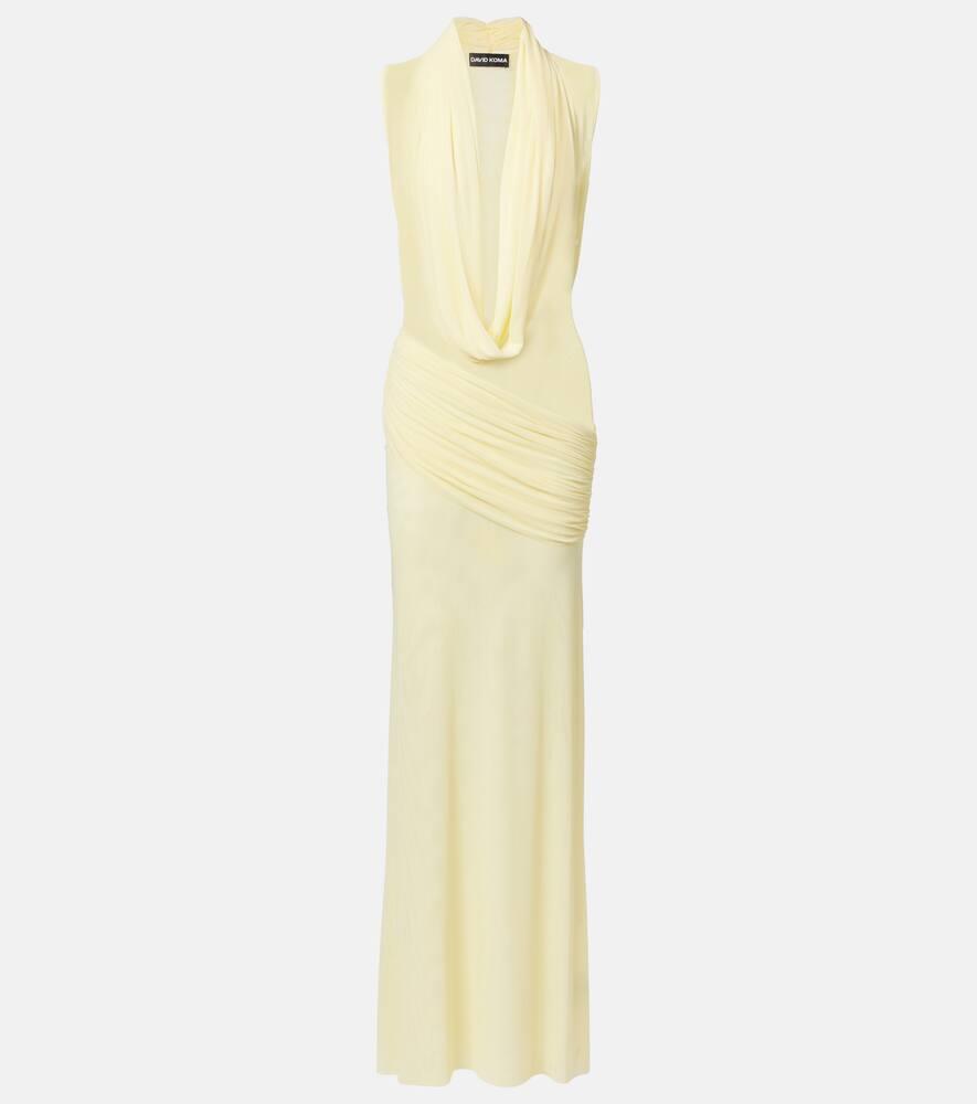 Полупрозрачное платье David Koma, Yellow
Полупрозрачное платье David Koma, Yellow