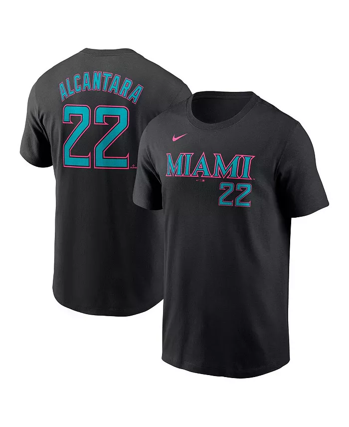 Мужская футболка Miami Marlins 2025 City Connect Fuse с именем и номером Sandy Alcantara, черная Nike
Мужская футболка Miami Marlins 2025 City Connect Fuse с именем и номером Sandy Alcantara, черная Nike