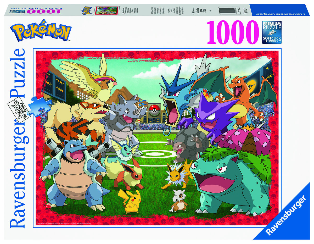 Ravensburger, пазл Pokemon Final Showdown, 1000 шт.
Ravensburger, пазл Pokemon Final Showdown, 1000 шт.