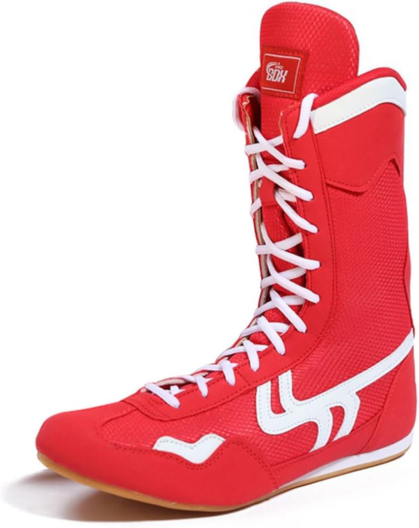 Мужские высокие боксерские кроссовки, борцовские кеды, повседневные сетчатые дышащие легкие спортивные кроссовки для соревнований Donfaauk, красный
Мужские высокие боксерские кроссовки, борцовские кеды, повседневные сетчатые дышащие легкие спортивные кроссовки для соревнований Donfaauk, красный