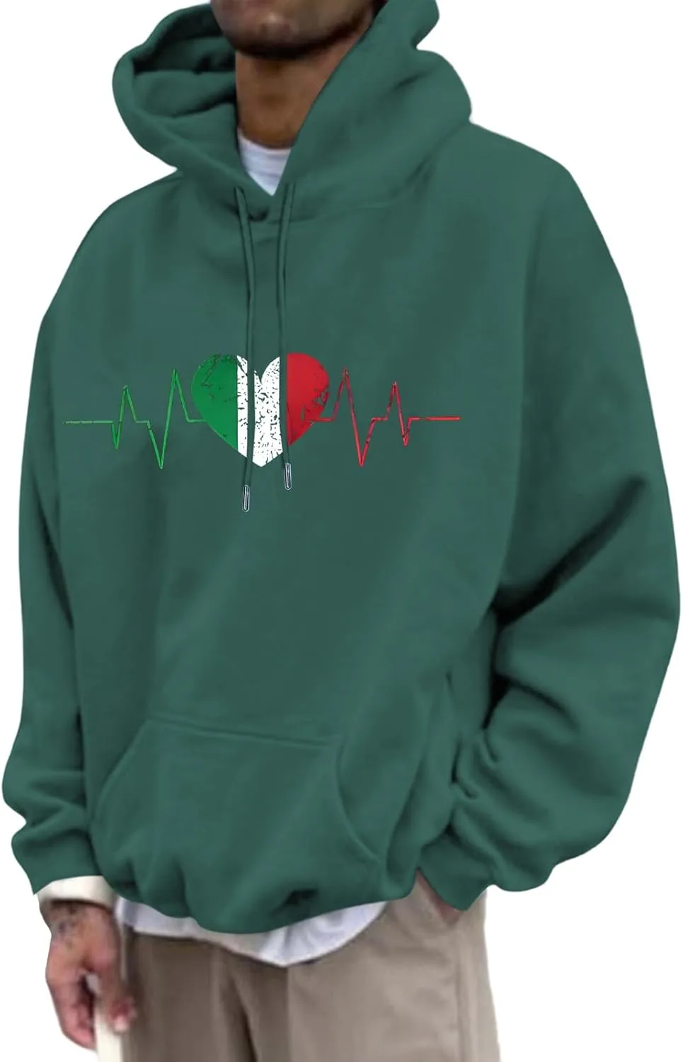 Мужской худи с принтом Irish Colors Heart
Мужской худи с принтом Irish Colors Heart