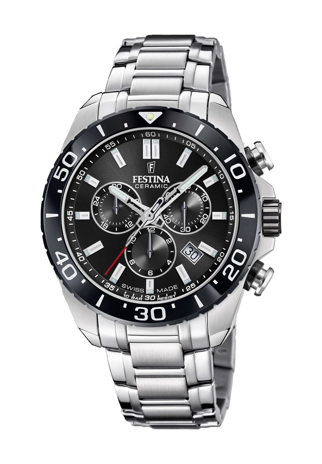 Мужской хронограф F20042 FESTINA, черный
Мужской хронограф F20042 FESTINA, черный