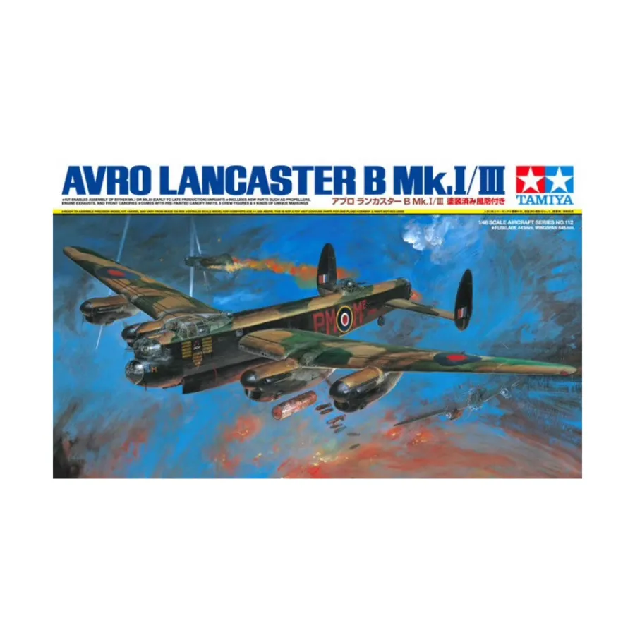 Авро Ланкастер B Mk.I/III, Military Aircraft Models (1:48) (Tamiya)
Авро Ланкастер B Mk.I/III, Military Aircraft Models (1:48) (Tamiya)
