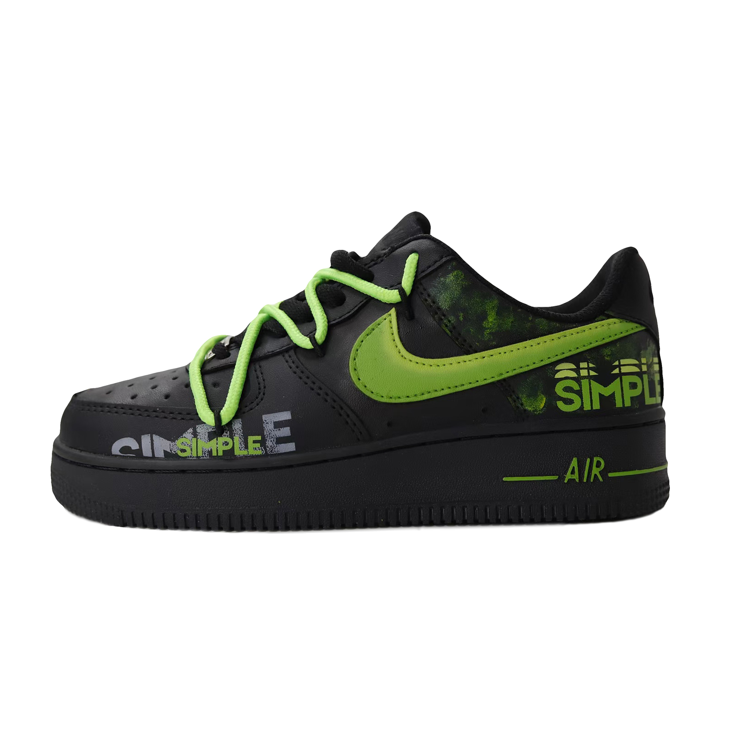 Кроссовки Nike Air Force 1 Abrasion Resistant Low Top Unisex черные, цвет Black 
Кроссовки Nike Air Force 1 Abrasion Resistant Low Top Unisex черные, цвет Black