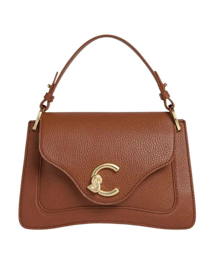 Кожаная сумка с логотипом. Coccinelle, коричневый
Кожаная сумка с логотипом. Coccinelle, коричневый