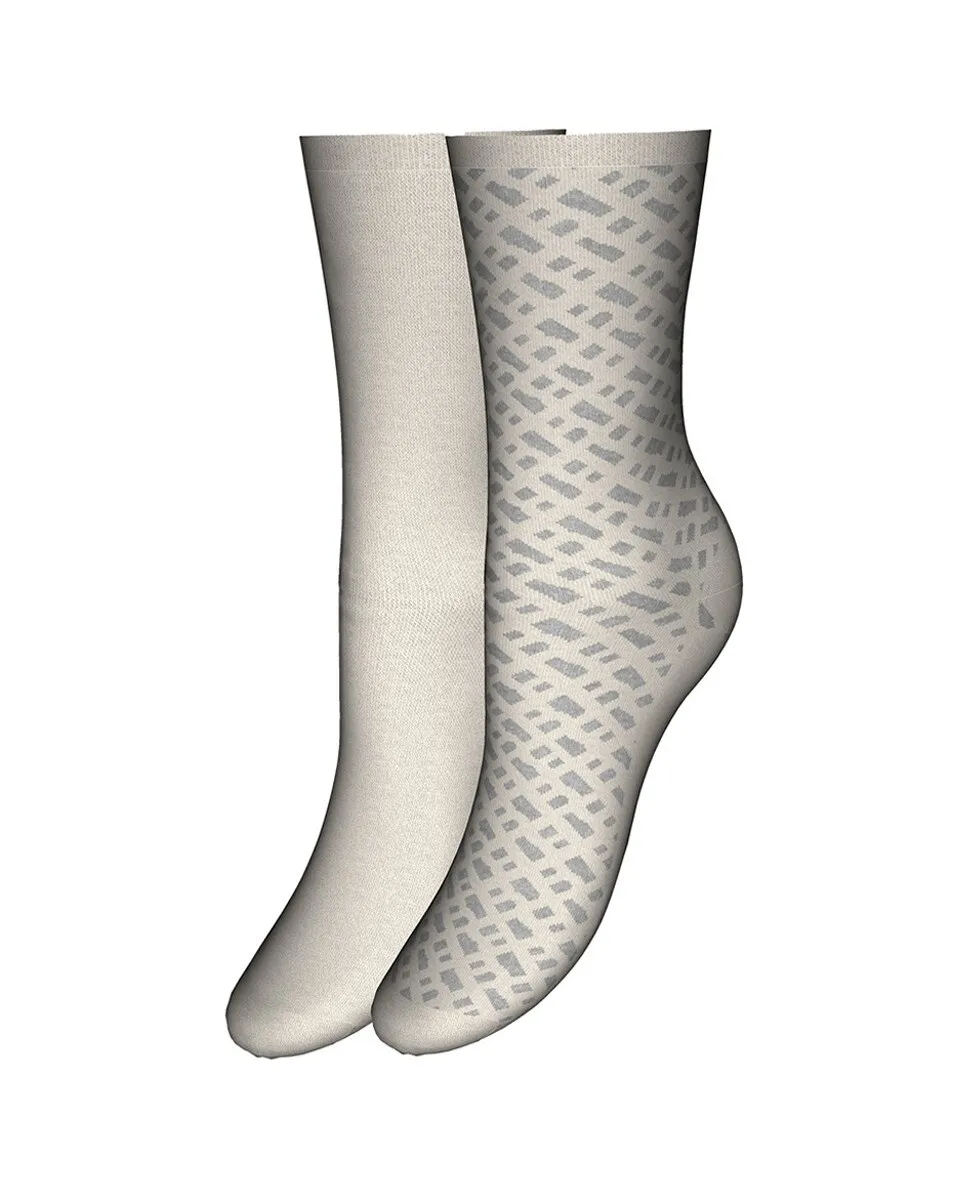 Набор из двух женских носков черного цвета Boss, белый
Набор из двух женских носков черного цвета Boss, белый