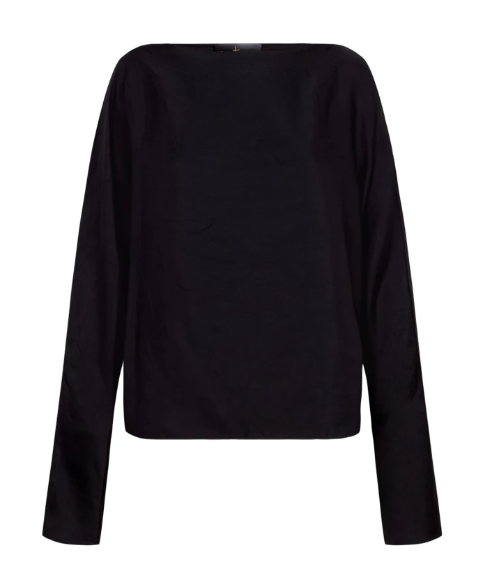 Топ с воротником лодочкой S Cupro Cortana, черный
Топ с воротником лодочкой S Cupro Cortana, черный