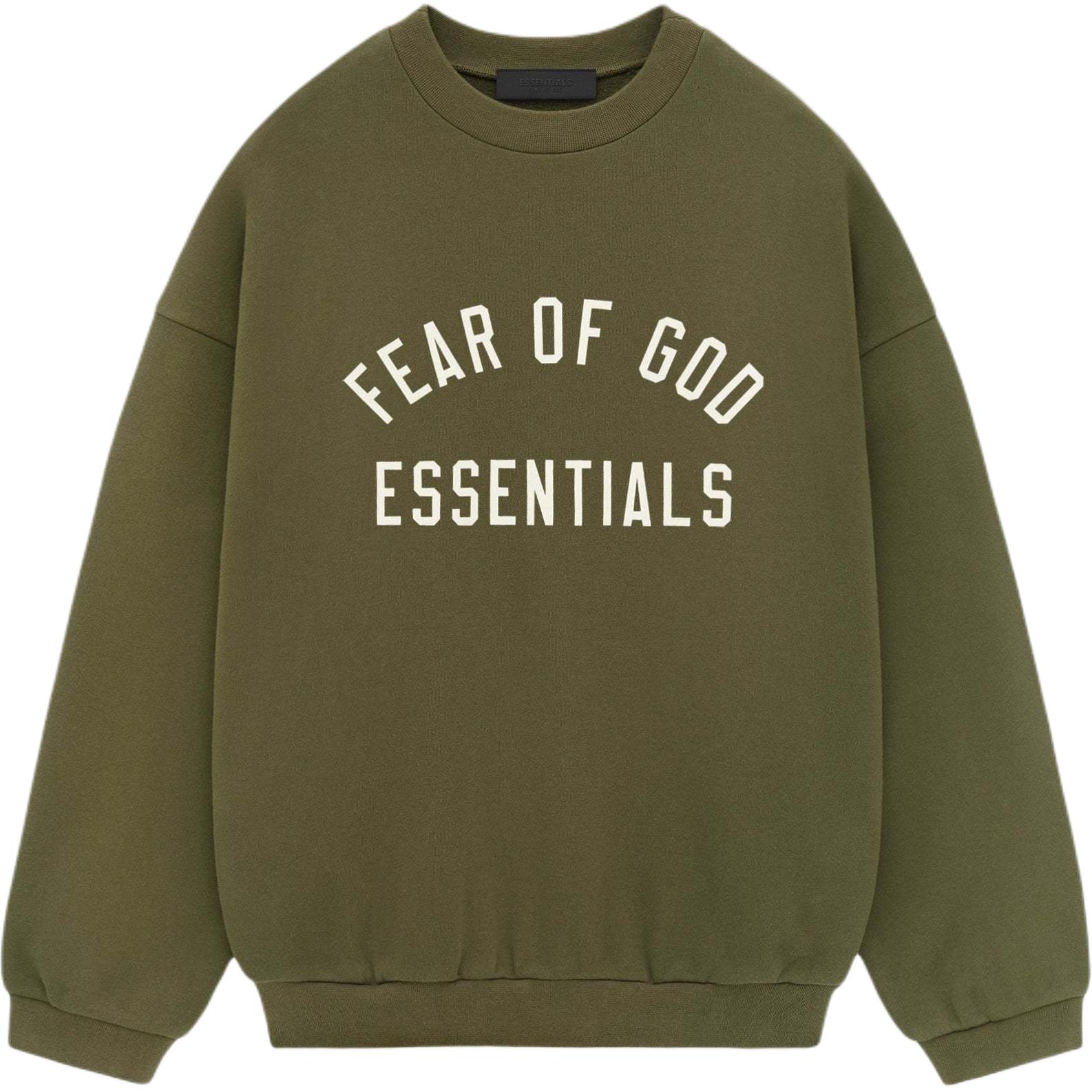 Fleece Crewneck Fear Of God Essentials, зеленый
Fleece Crewneck Fear Of God Essentials, зеленый